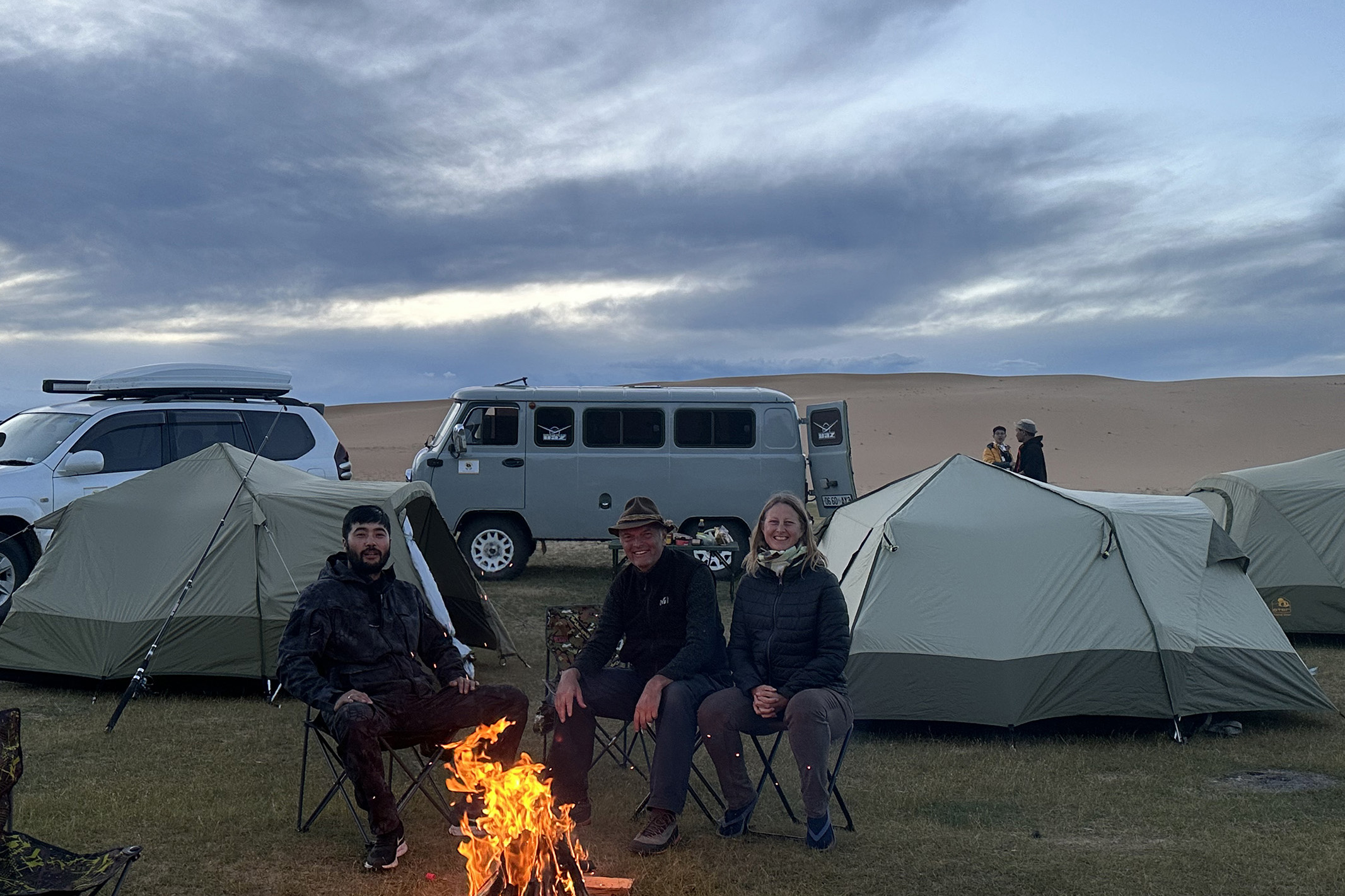 Camping in wild Mongolia