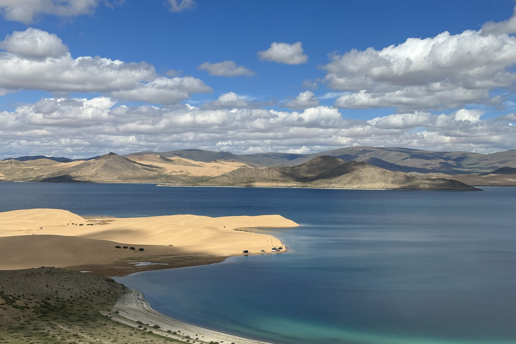 Ulaagchiin khar lake in Mongolia